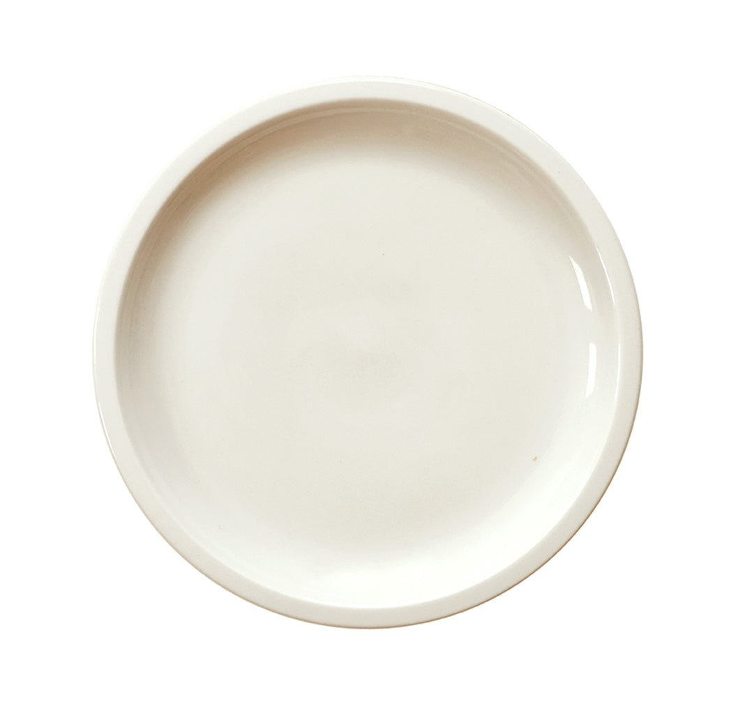 Assiette Plate Craie - céramique artisanale fabriquée en France | Jars Céramistes