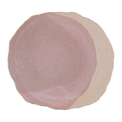 pink dinner plate