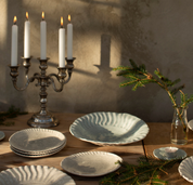 charger plate céladon