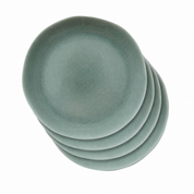 Lot de 4 assiettes plates cachemire