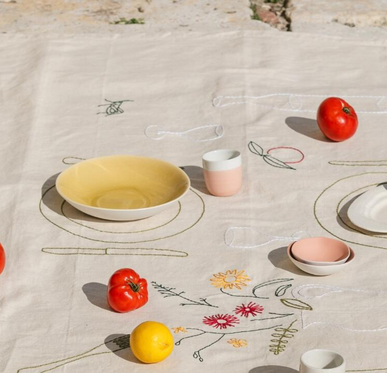 set de 4 assiettes pasta genêt
