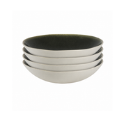 set de 4 assiettes pasta orage uni