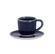 tasse & sous-tasse espresso bleu nuit