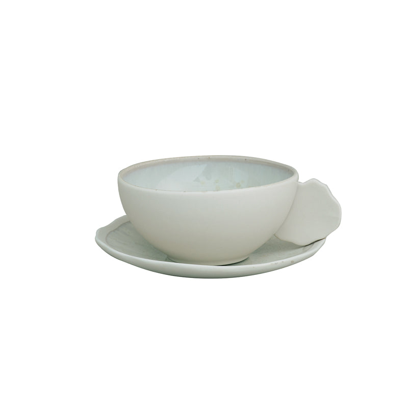 tasse & sous-tasse s nacre