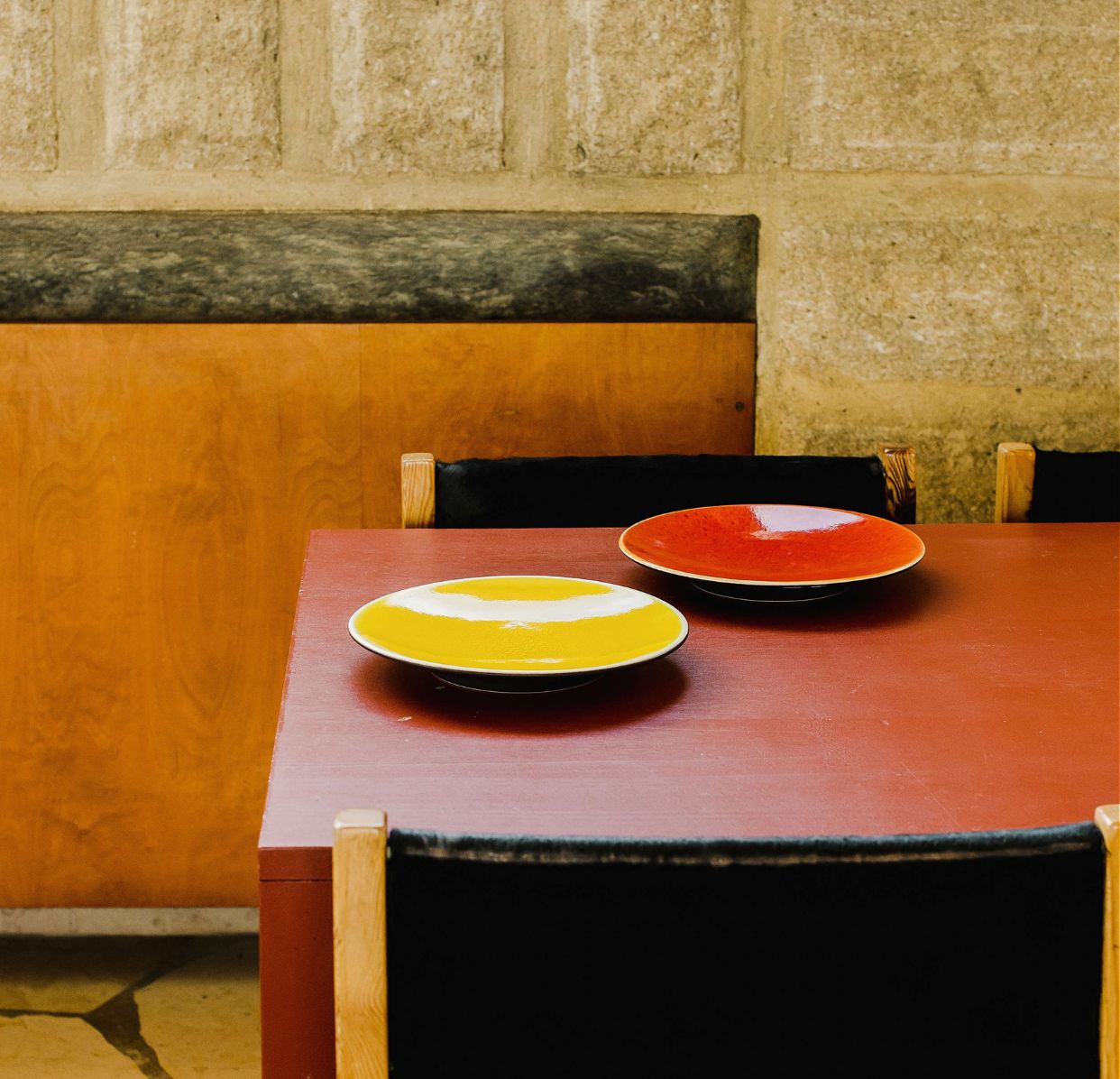 set de 6 assiettes plate citron-Jars Céramistes