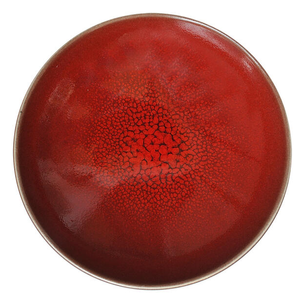 ROUND DISH TOURRON CERISE