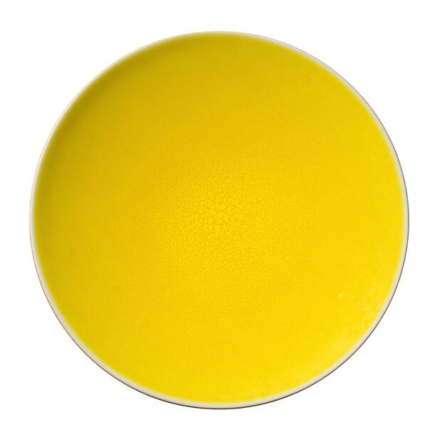 PLATE XL TOURRON CITRON