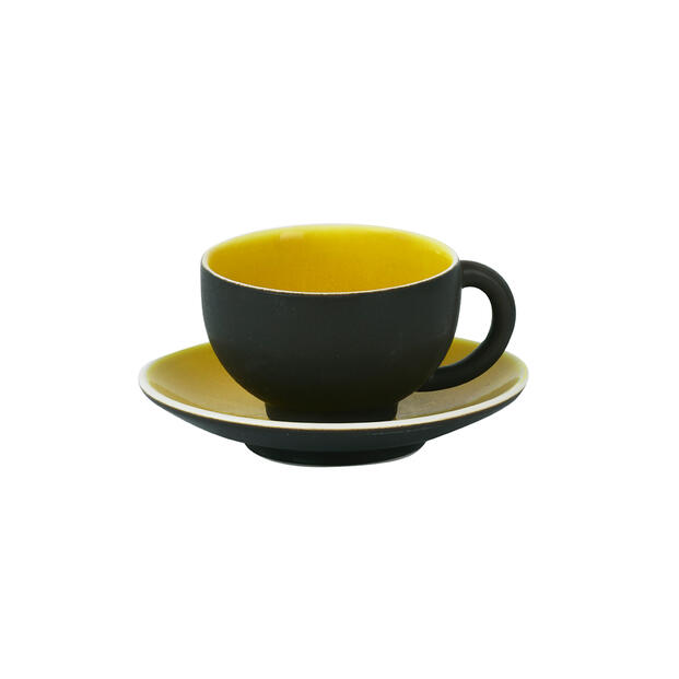 CUP & SAUCER - L TOURRON CITRON