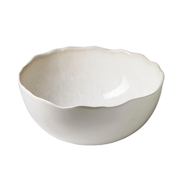 SERVING BOWL PLUME PERLE