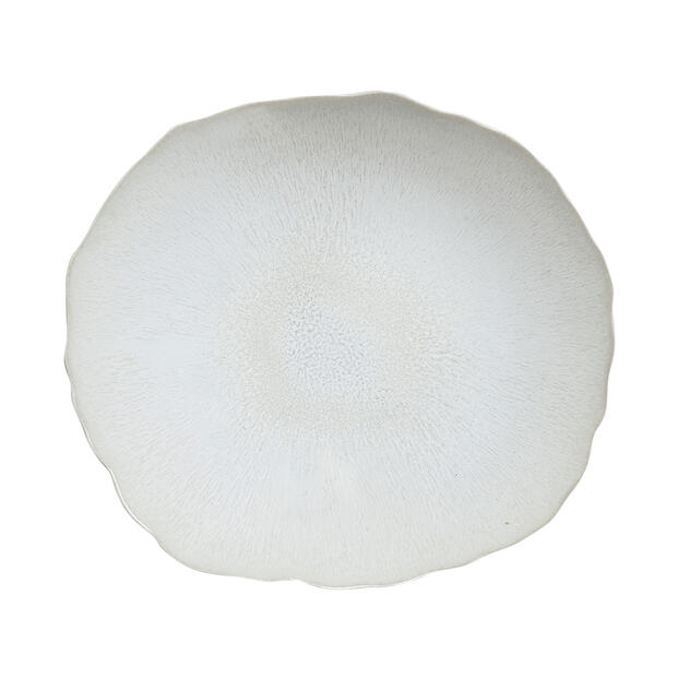 ASSIETTE XL PLUME PERLE