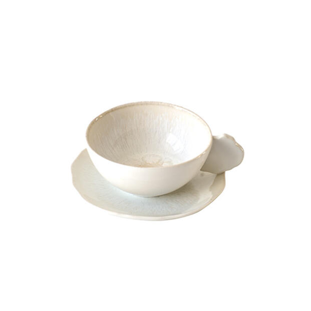 CUP & SAUCER - S PLUME PERLE