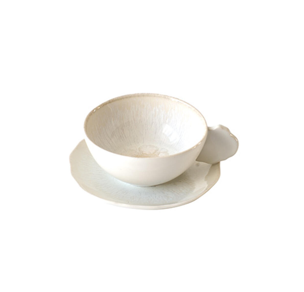 cup & saucer - s plume perle ceramic manufacturer