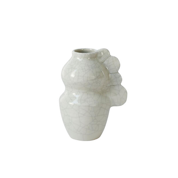 VASE MEDEE QUARTZ CRAQUELE