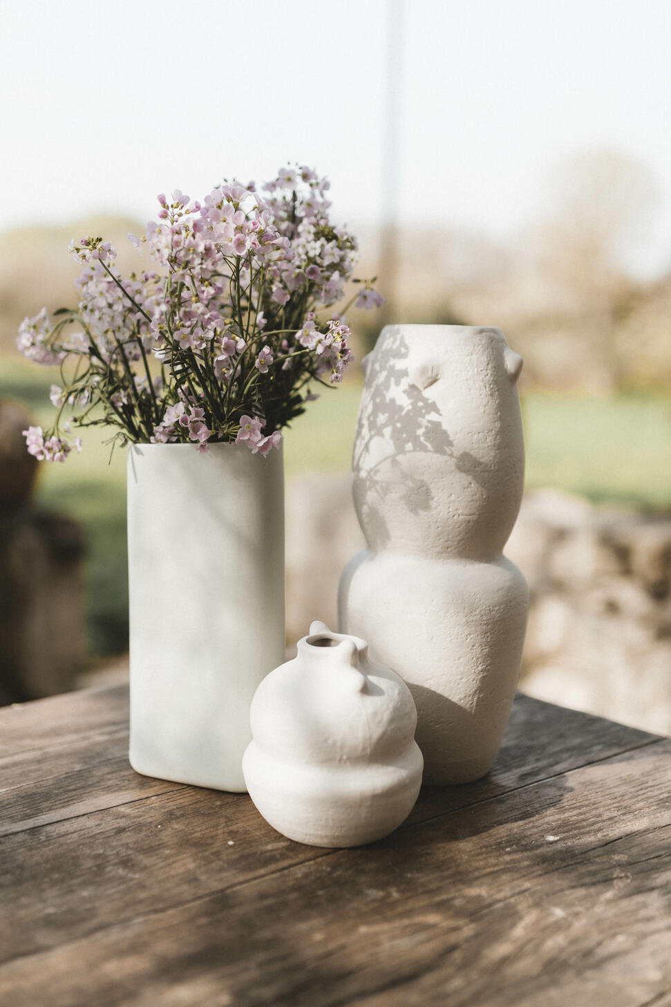 vase lucrece blanc ceramic manufacturer