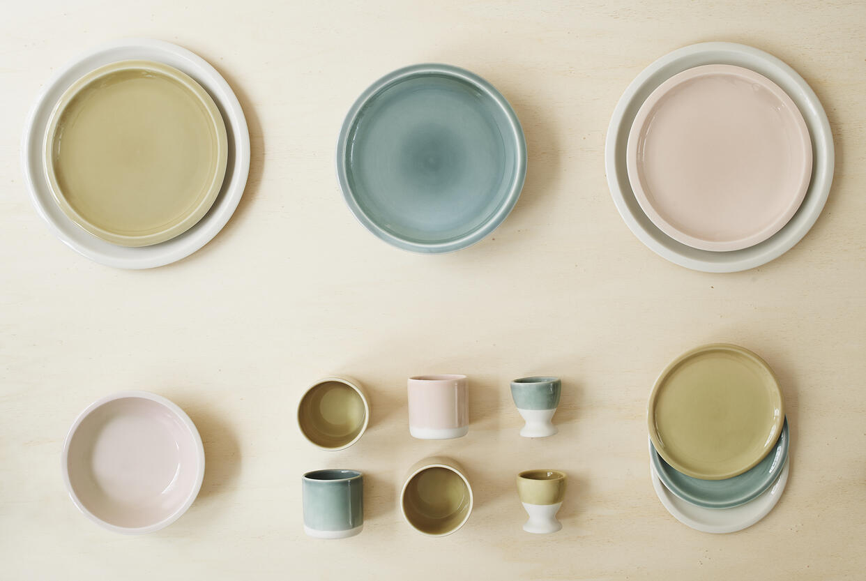 plate s cantine rose buvard ceramic manufacturer
