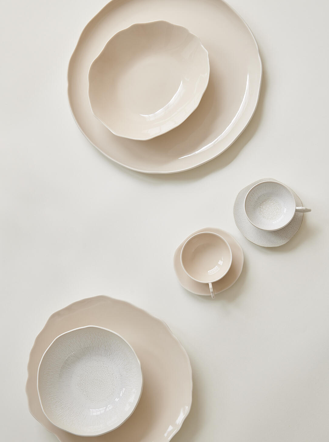 cup & saucer - m plume nude ceramic manufacturer