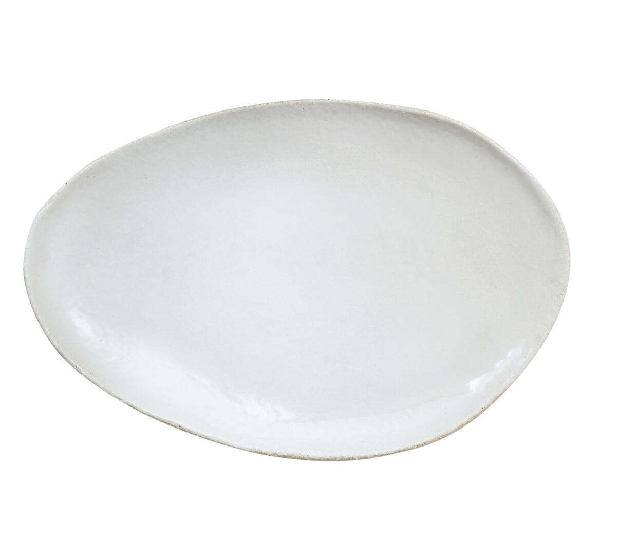 plat ovale l wabi blanc fabricant céramique