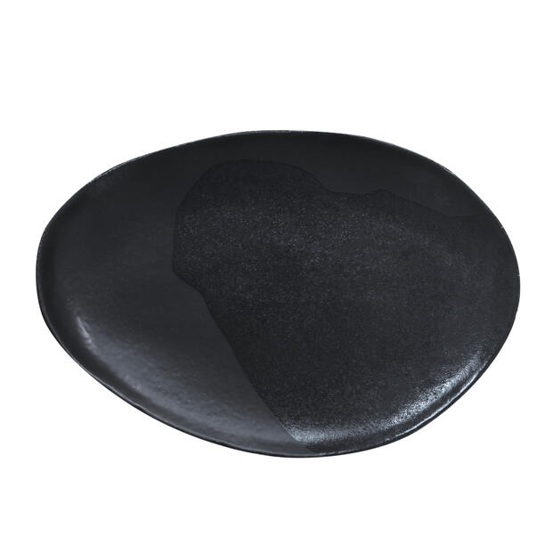 OVAL DISH L WABI NOIR