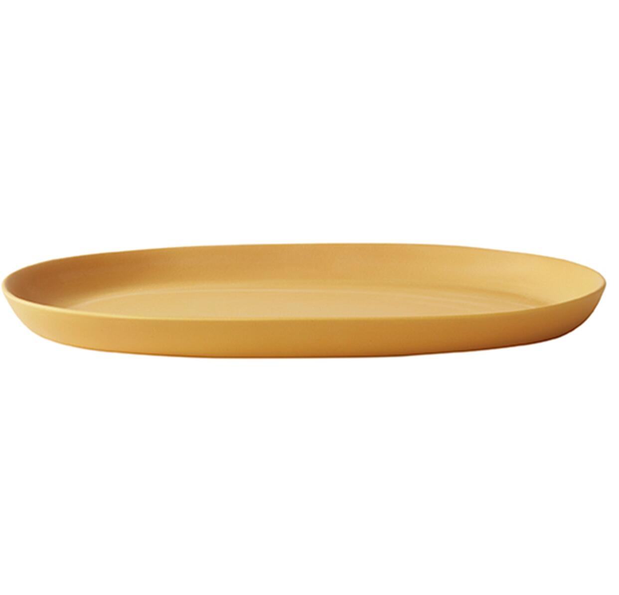 oval dish xl jardin de maguelone curcuma ceramic manufacturer