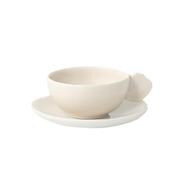 CUP & SAUCER - S PLUME NUDE
