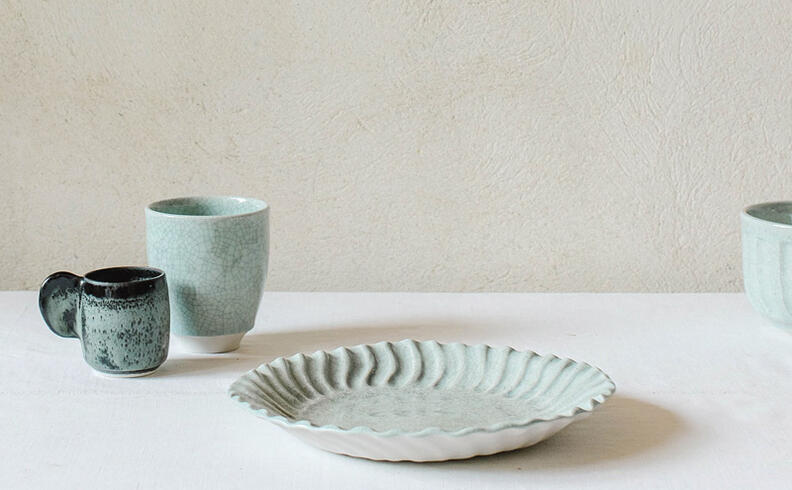 dashi, vaisselle céramique craie artisanale, achat en ligne