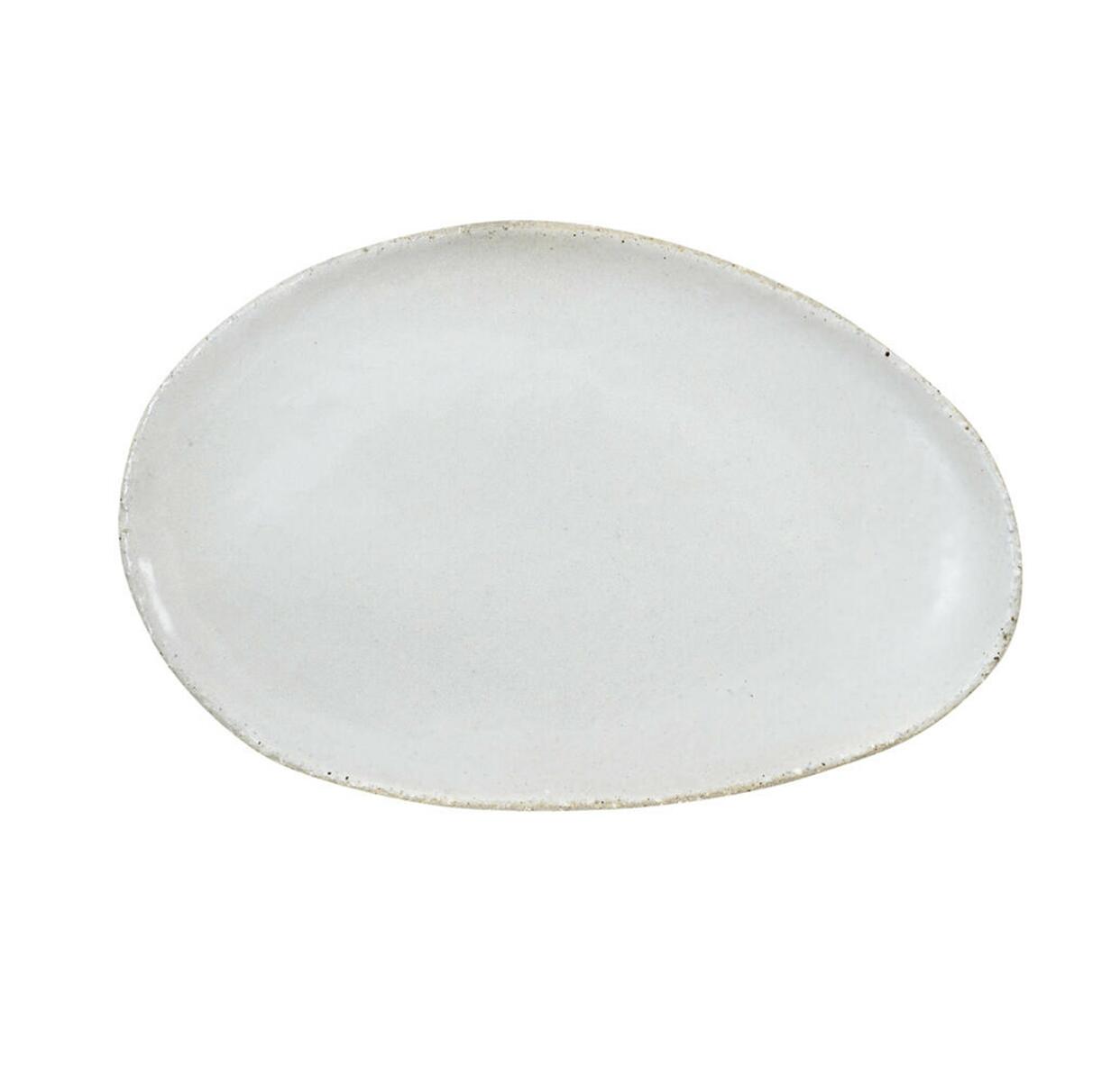plat ovale s wabi blanc fabricant céramique