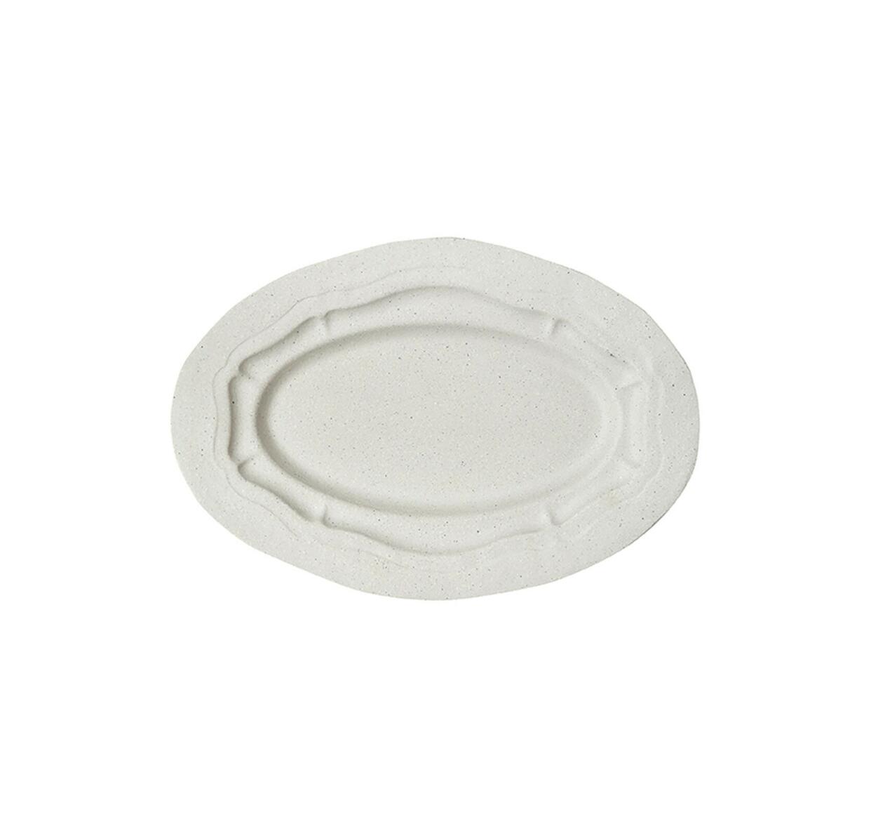 oval dish s refectoire sable mat ceramic manufacturer