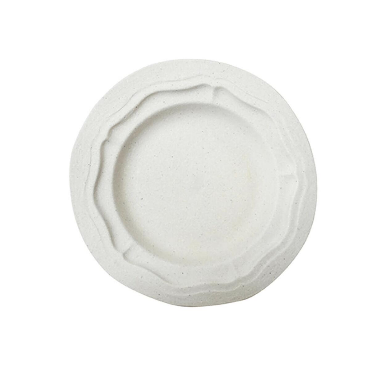 round dish m refectoire sable mat ceramic manufacturer
