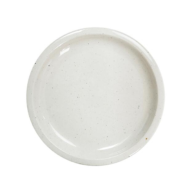 ASSIETTE L REFECTOIRE SABLE BRILLANT