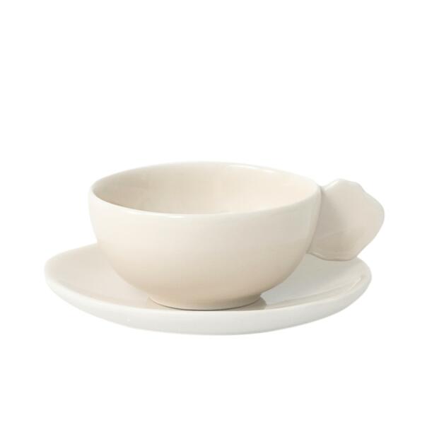 CUP & SAUCER - M PLUME NUDE
