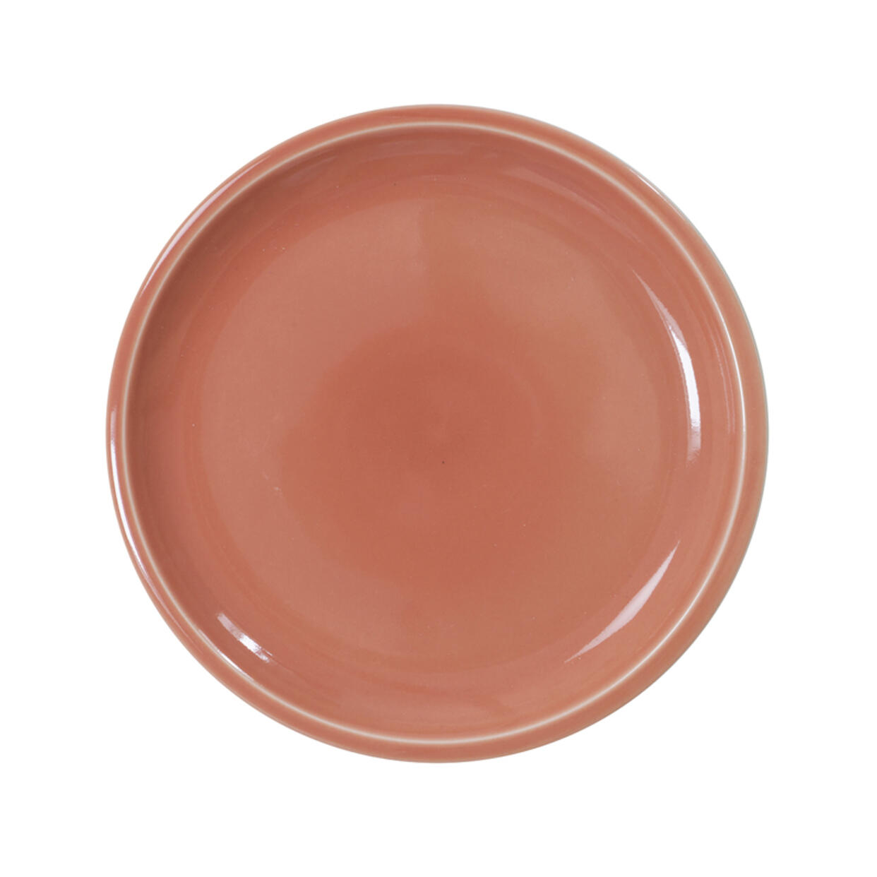 Plate L Cantine terre cuite, ceramic plate, top-of-the-range plate, french ceramic manufacturer