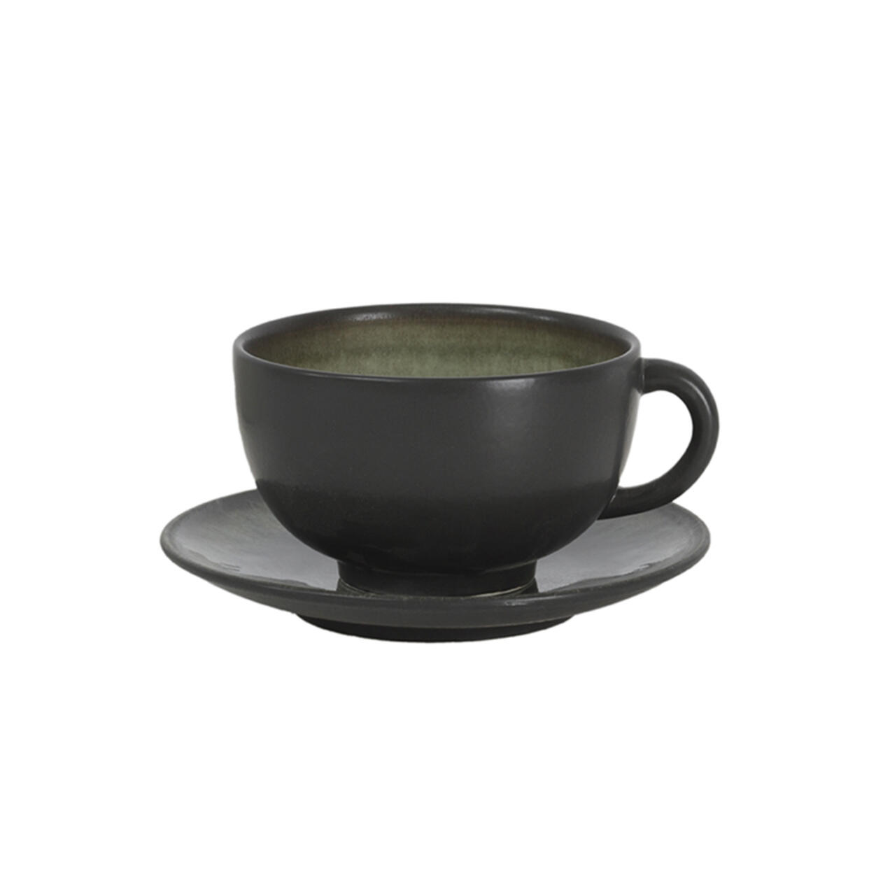 cup & saucer - l tourron samoa ceramic manufacturer