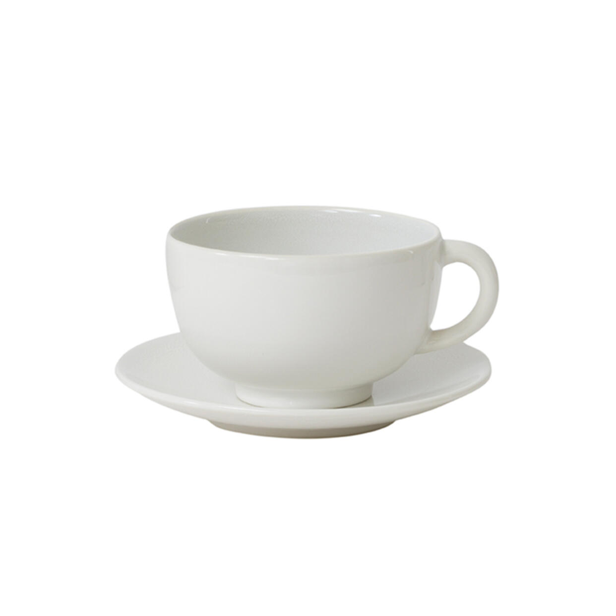 cup & saucer - l tourron neige ceramic manufacturer