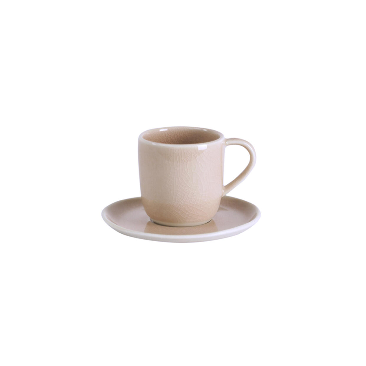 Tasse & sous-tasse espresso Maguelone tamaris céramique haut de gamme