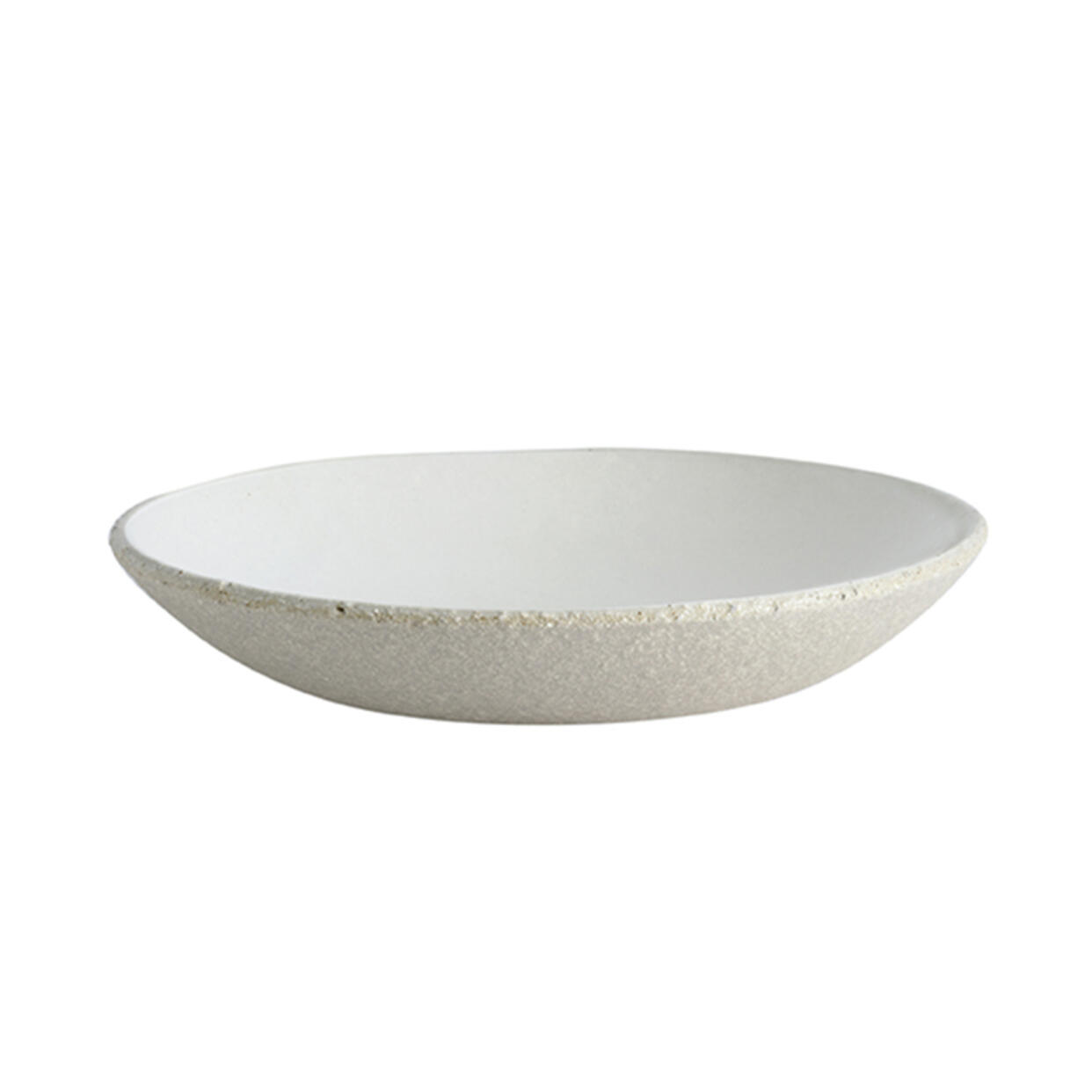 Handmade ceramic Pasta bowl Wabi white