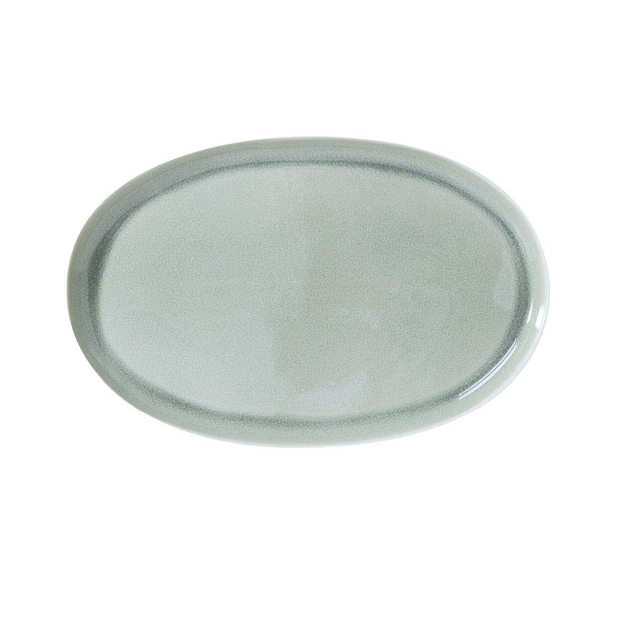 Oval tray Maguelone cachemire high-end ceramic tableware