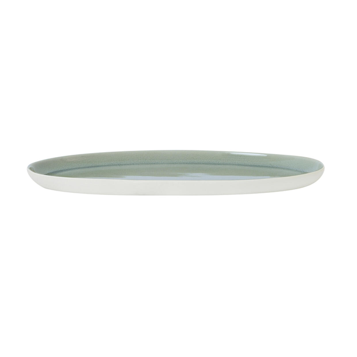 Oval tray Maguelone cachemire high-end ceramic tableware
