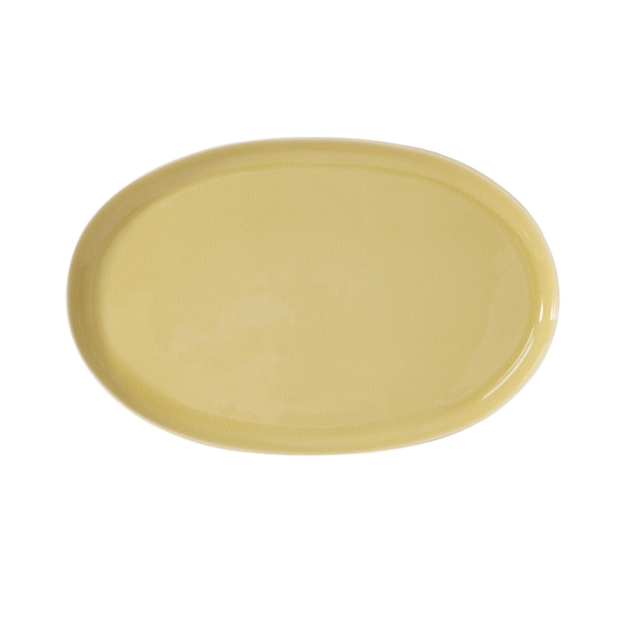 Oval tray Maguelone genêt high-end ceramic tableware