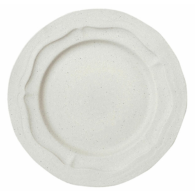 ROUND PLATE L RÉFECTOIRE SABLE MAT