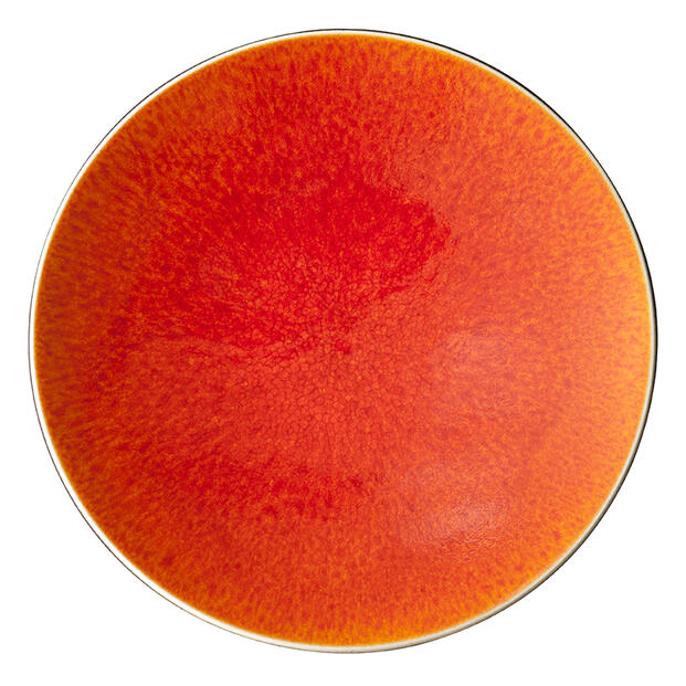 PLAT ROND TOURRON ORANGE