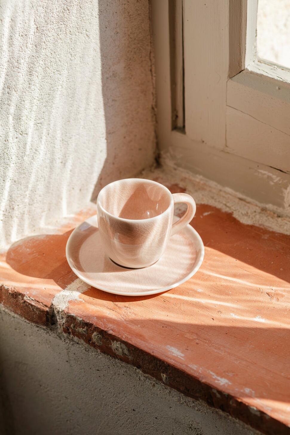 Espresso cup & saucer Maguelone tamaris high end ceramics