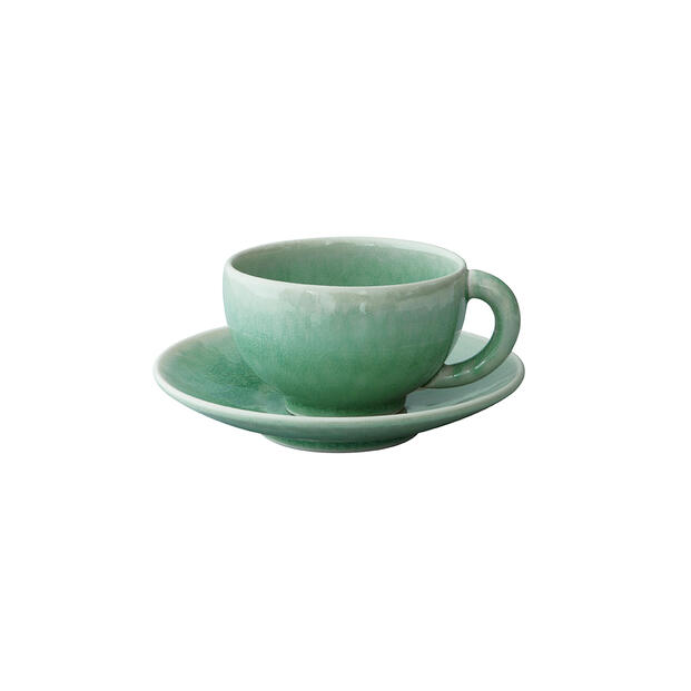 CUP & SAUCER - M TOURRON JADE