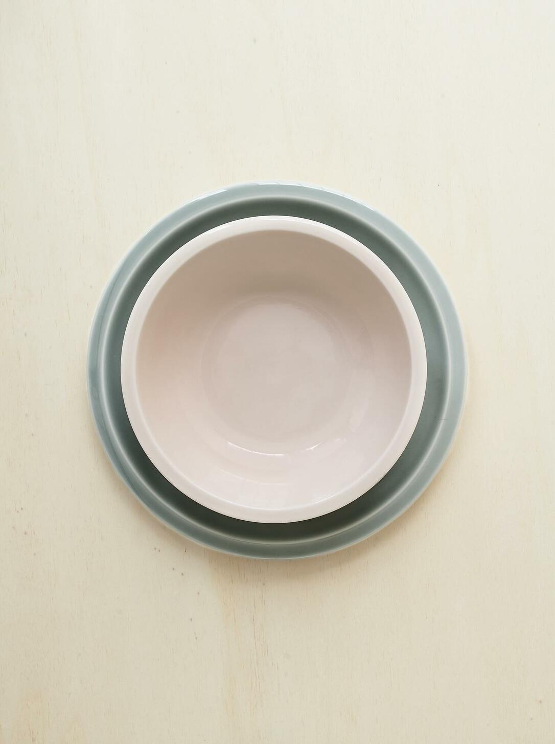 assiette l cantine gris oxyde fabricant céramique