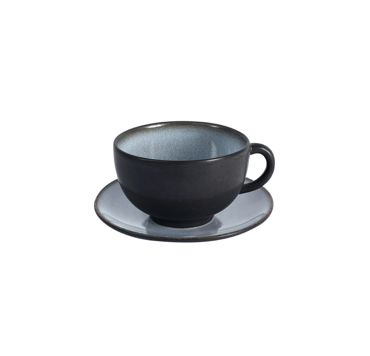 cup & saucer - m  tourron  écorce ceramic manufacturer