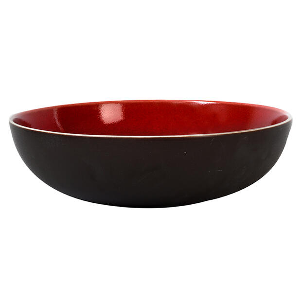 LARGE SERVING BOWL TOURRON CERISE