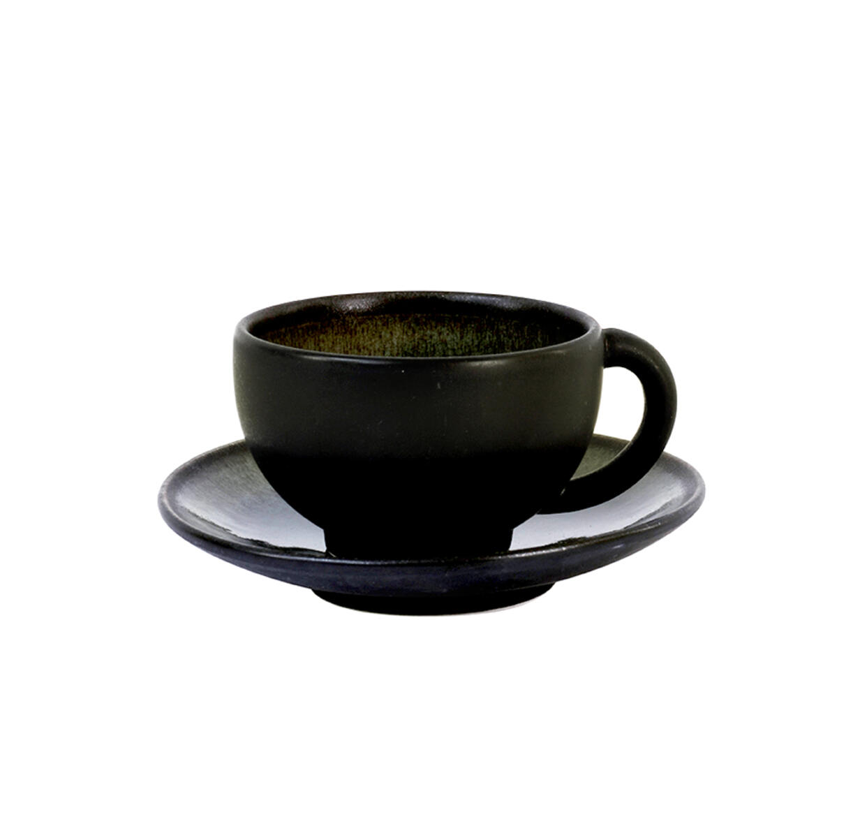 cup & saucer - l tourron samoa ceramic manufacturer