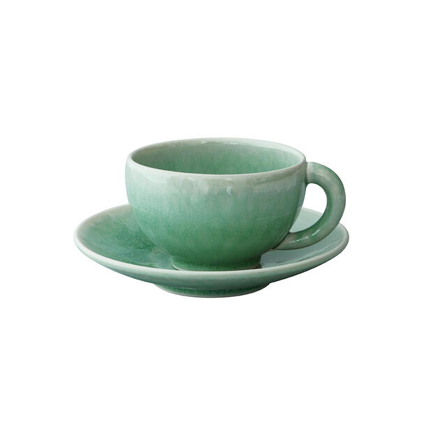 CUP & SAUCER - L TOURRON JADE