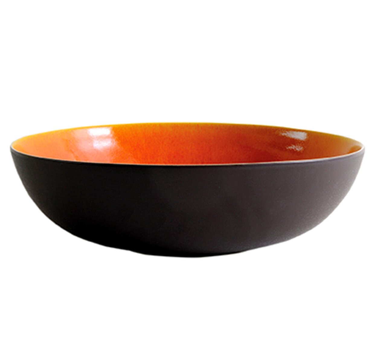 serve bowl tourron orange ceramic manufacturer