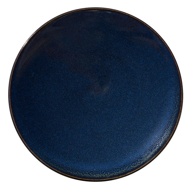 ROUND DISH CHARGER TOURRON INDIGO