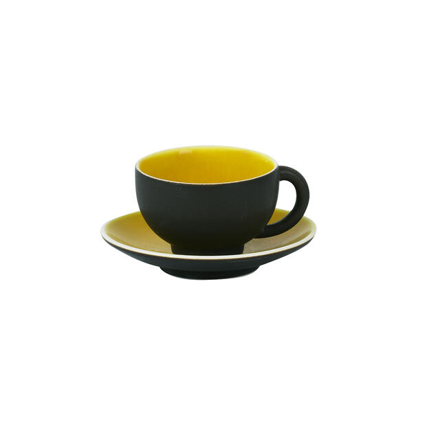 CUP & SAUCER - M TOURRON CITRON